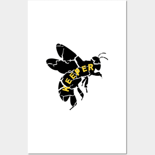 Honey Bee Keeper Beekeeper Funny Beekeeping Honeybee Gifts Posters and Art